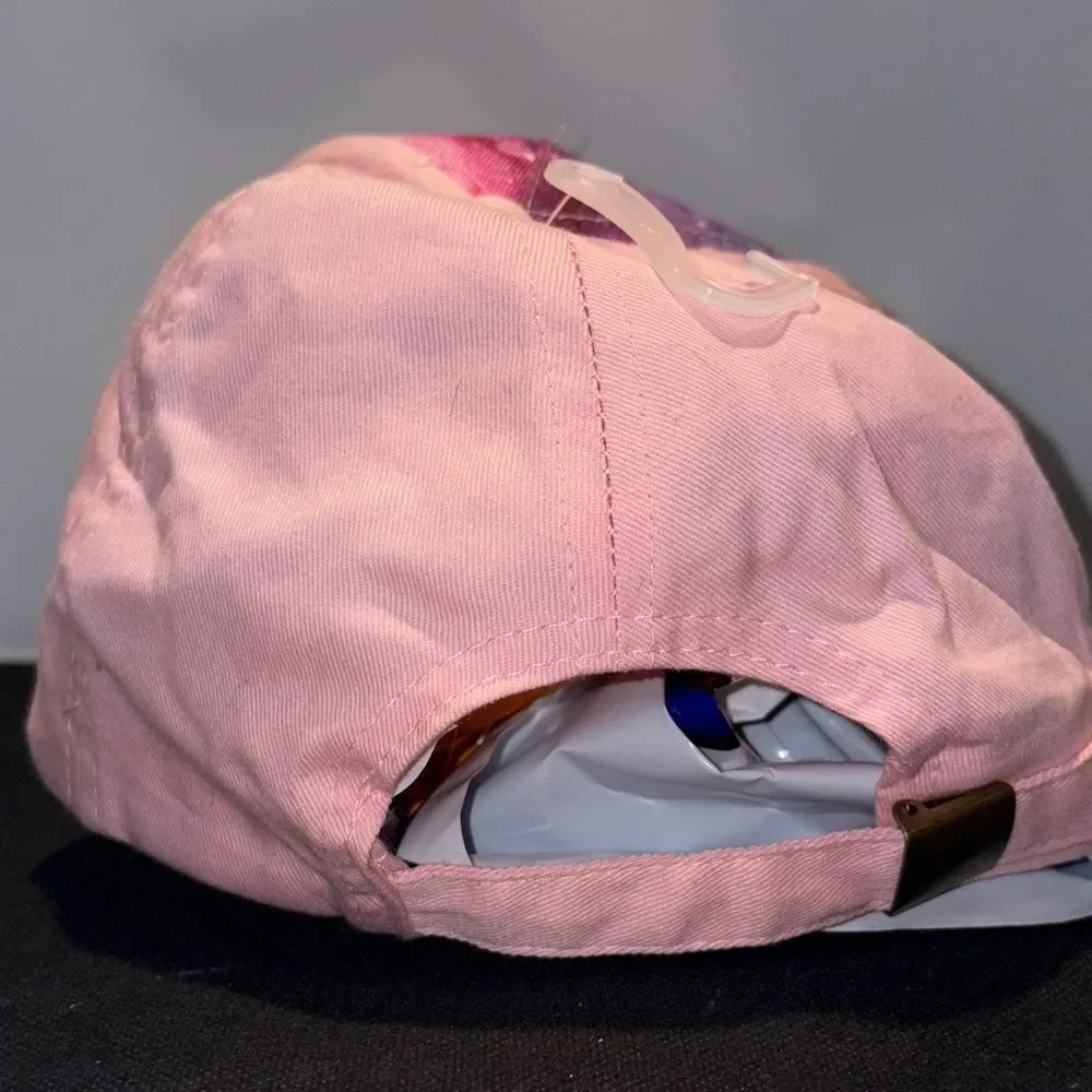 No Boundaries Pink Cat and Flowers Hat